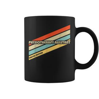 Retro Physiotherapy Assistant Limited Edition Job Title Coffee Mug | Mazezy