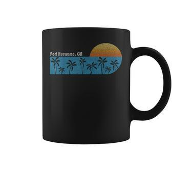 Retro Port Hueneme Beach Souvenir Coffee Mug | Mazezy