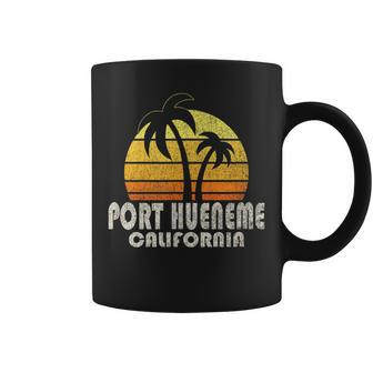 Retro Port Hueneme Ca Beach Vacation Coffee Mug | Mazezy