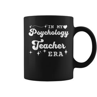 Retro In My Psychology Teacher Era Back To School Coffee Mug | Mazezy