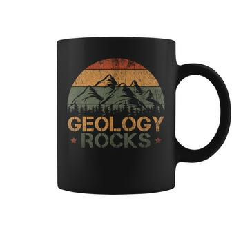 Retro Rock Science Paleontology Lover Geology Coffee Mug | Mazezy