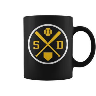 Retro San Diego Baseball Emblem Vintage Sd Coffee Mug | Mazezy