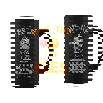 Retro Save The Bees Honey Beekeeper Honeybee Coffee Mug - Thegiftio
