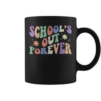Retro Schools Out Forever - Teacher Retirement Gift Coffee Mug - Thegiftio UK