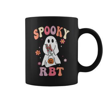 Retro Spooky Rbt Behavior Technician Halloween Rbt Therapist Coffee Mug - Monsterry UK