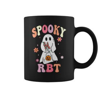 Retro Spooky Rbt Behavior Technician Halloween Rbt Therapist Coffee Mug - Seseable