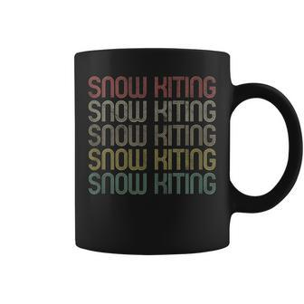 Retro Style Snow Kiting Coffee Mug | Mazezy