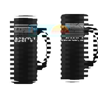 Retro Sunset Stripes Archbold Florida Coffee Mug | Mazezy