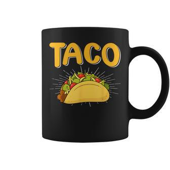 Retro Taco Mexican Food Eater Tacos Lover Fiesta Coffee Mug - Seseable