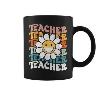 Retro Teacher Colorful - Elementary School Teacher Coffee Mug | Mazezy