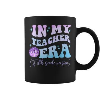 Retro In My Teacher Era Fifth Grade Version Back To School Coffee Mug - Seseable