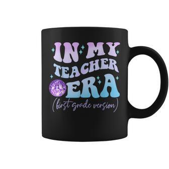 Retro In My Teacher Era First Grade Version Back To School Coffee Mug - Seseable