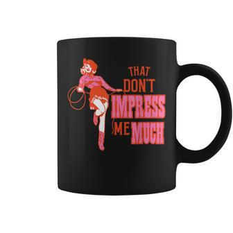 Retro That Dont Impress Me Much Vintage Cowgirl Coffee Mug - Monsterry UK
