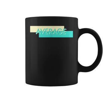 Retro Vaporwave Cloud Rap With 'Average' Breastprint Coffee Mug | Mazezy