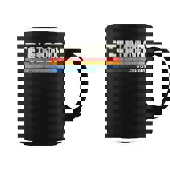 Retro Vintage 70S 80S Style Tehama Ca Coffee Mug | Mazezy