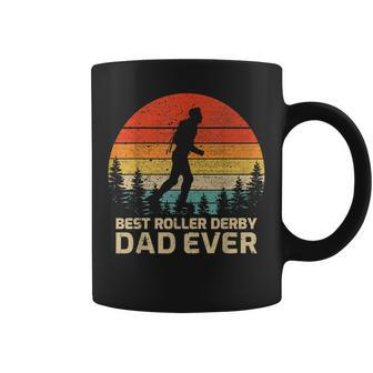Retro Vintage Best Roller Derby Dad Ever Fathers Day Gift For Mens Gift For Women Coffee Mug | Mazezy