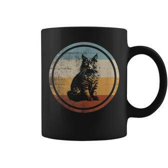 Retro Vintage Kurilian Bobtail Cat Coffee Mug | Mazezy