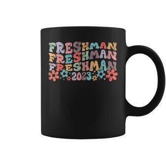 Retro Vintage Freshman 2023 Floral High School Freshmen Coffee Mug - Monsterry CA