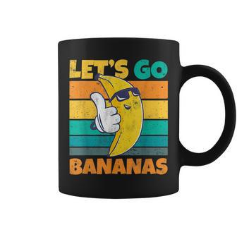 Retro Vintage Funny Banana Meme Let Go Banana Cool Bananas Coffee Mug | Mazezy