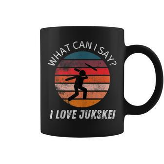 Retro Vintage Jukskei What Can I Say I Like Jukskei Grunge Coffee Mug | Mazezy