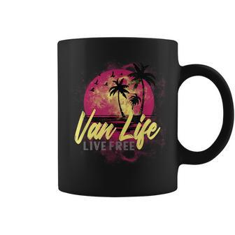 Retro Vintage Van Life Is The Real Adventure Coffee Mug - Seseable