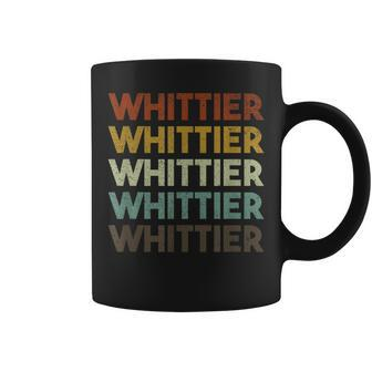 Retro Whittier California Coffee Mug | Mazezy