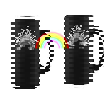 Retro Woke Up Gay Again Rainbow Lgbt Gay Lesbian Trans Pride Coffee Mug - Thegiftio UK