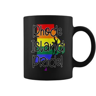 Rhode Island Gay Pride Coffee Mug | Mazezy
