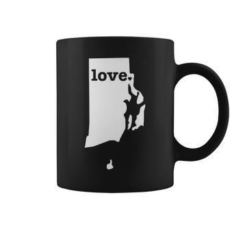 Rhode Island Love - Hometown State Pride Coffee Mug | Mazezy