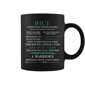 Rice Name Gift Rice Completely Unexplainable Coffee Mug - Seseable