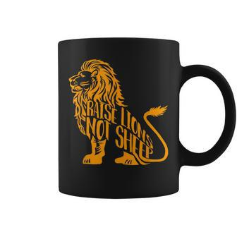 Rise Lions Not Sheep Coffee Mug | Mazezy