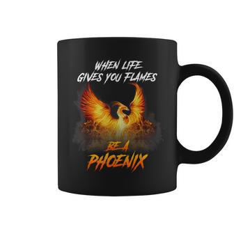 Rising Phoenix Flames Fire Bird Rebirth Mythical Lover Coffee Mug - Thegiftio UK