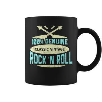 Rock N Roll Classic Vintage Rock Guitars Music Coffee Mug | Mazezy