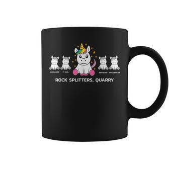 Rock Splitters Quarry Unicorn For Employees Coffee Mug | Mazezy