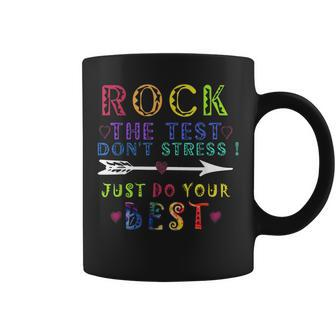 Rock The Test School Professor Teacher Coffee Mug | Mazezy