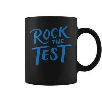 Rock The Test School Professor Teacher Joke Coffee Mug | Mazezy