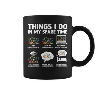 Roller Coaster Things I Do In My Spare Time Roller Coaster Coffee Mug - Thegiftio UK