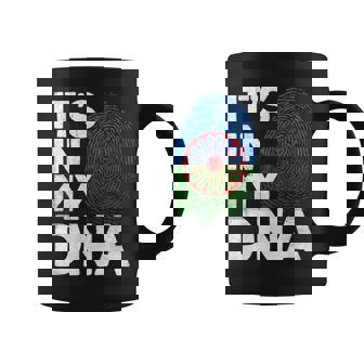 Roma Traveller Romani Flag Fingerprint Dna Distressed Coffee Mug | Mazezy