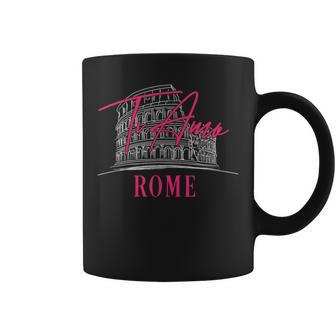 Rome Italy Ti Amo I Love You Famous Landmark Souvenir Gift Coffee Mug | Mazezy