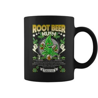 Root Beer Kush Hybrid Cross Marijuana Strain Cannabis Leaf Beer Funny Gifts Coffee Mug | Mazezy