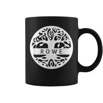 Rowe Personalized Irish Name Celtic Tree Of Life Coffee Mug - Seseable