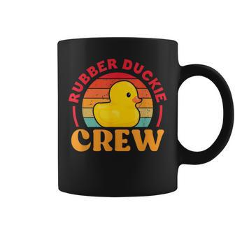 Rubber Duckie Crew Duck Duckling Retro Coffee Mug | Mazezy