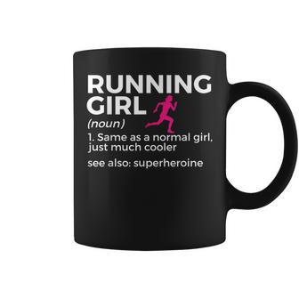 Running Girl Definition Runner Coffee Mug - Seseable