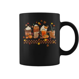 Women's Autumn Coffee Pumpkin Spice Fall Latte Thanksgiving For Women Coffee Mug | Mazezy