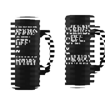 Weekends Coffee And Huntaway New Zealand Huntaway Dog Coffee Mug | Mazezy