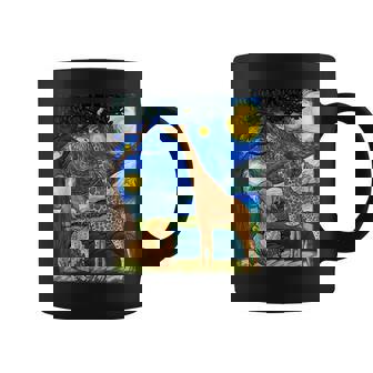 Safari Night Starry Night Zoo Animals Animal Art Safari Coffee Mug | Mazezy