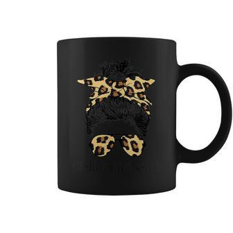 Sagittarius Girl Birthday Leopard Bandana Glasses Zodiac Coffee Mug | Mazezy