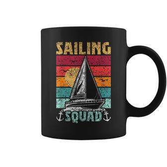 Sailing Squad Captain Sailboat Sailor Sail Coffee Mug - Thegiftio UK