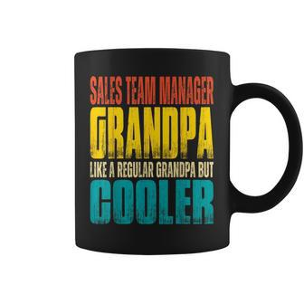 Sales Team Manager Grandpa - Like A Grandpa But Cooler Coffee Mug | Mazezy