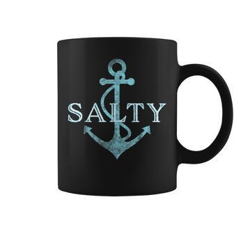 Salty Sailor Nautical Anchor Coffee Mug | Mazezy
